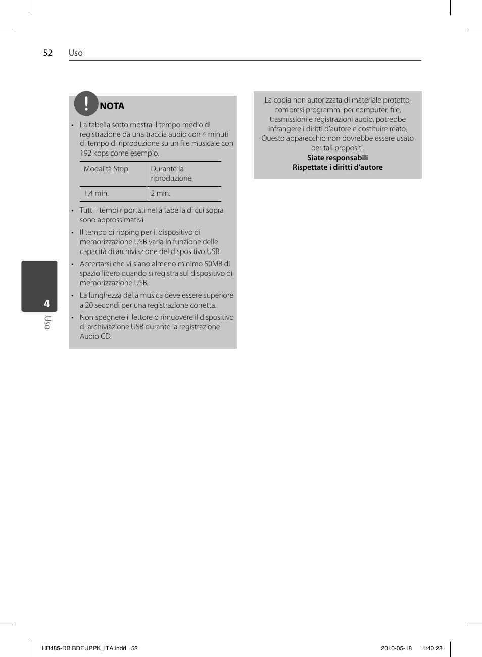 Nota | Pioneer BCS-FS505 User Manual | Page 262 / 424