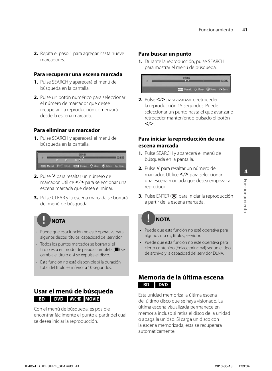 Usar el menú de búsqueda | Pioneer BCS-FS505 User Manual | Page 321 / 424