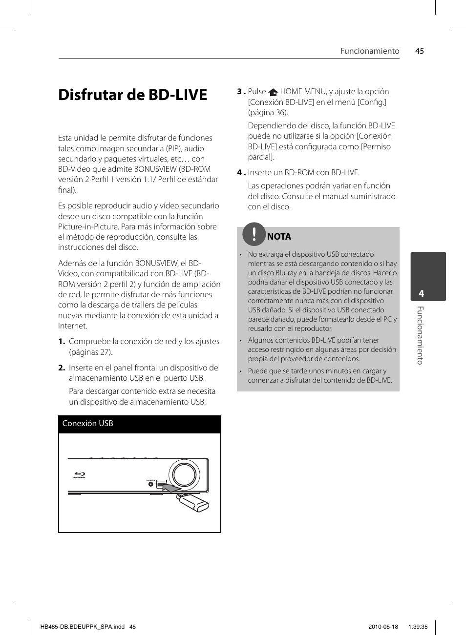 Disfrutar de bd-live | Pioneer BCS-FS505 User Manual | Page 325 / 424