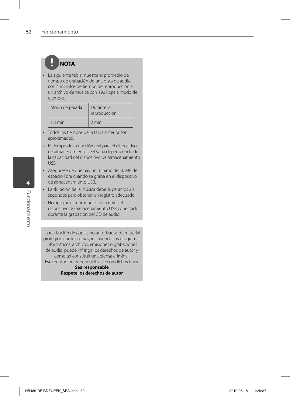 Nota | Pioneer BCS-FS505 User Manual | Page 332 / 424