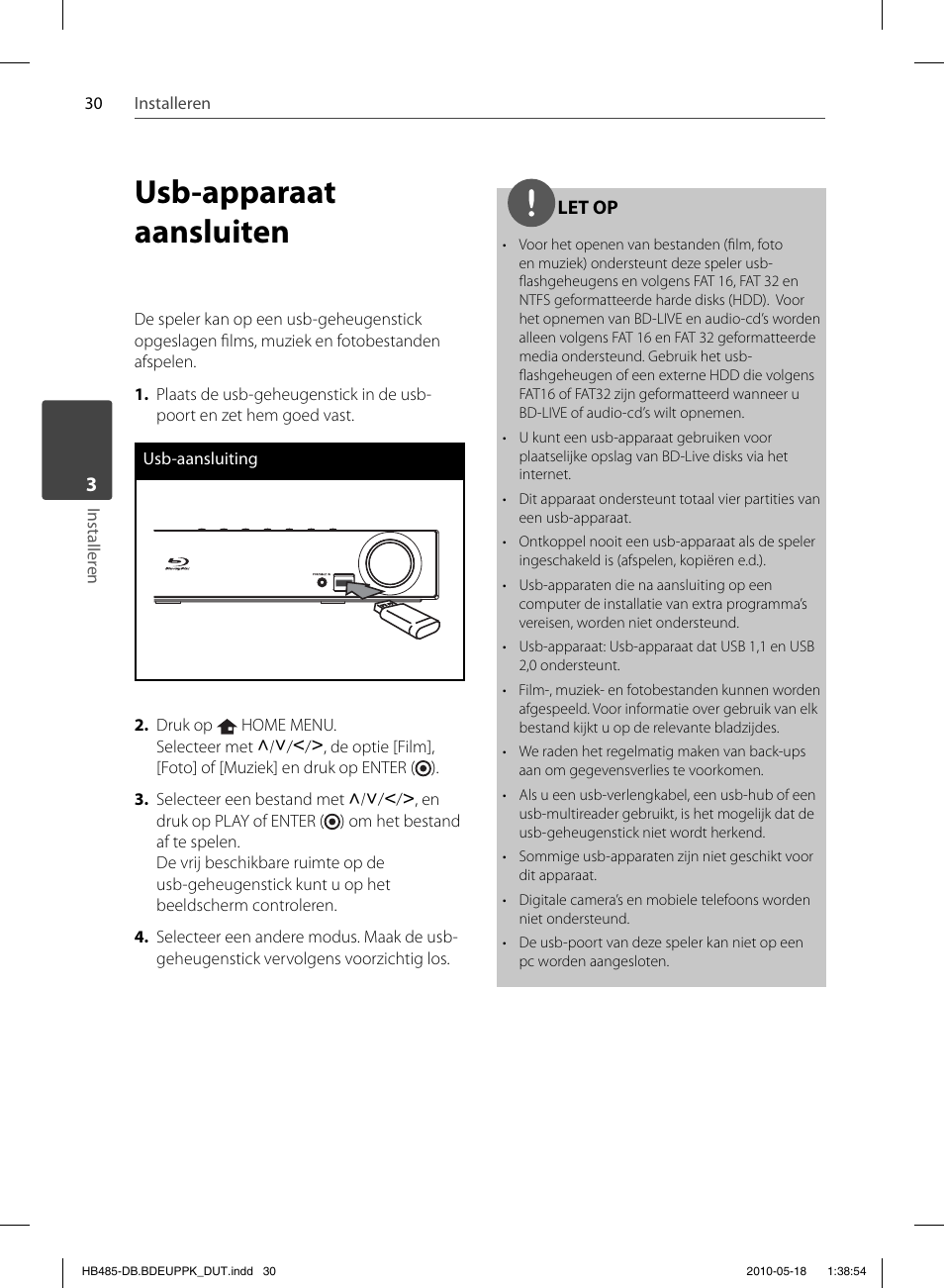 Usb-apparaat aansluiten | Pioneer BCS-FS505 User Manual | Page 380 / 424