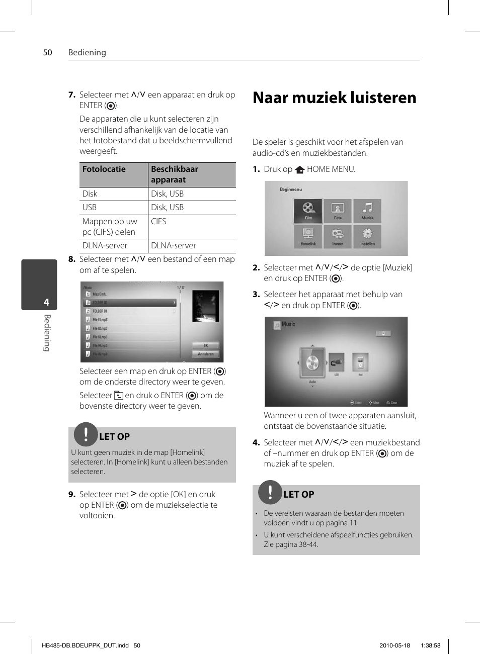 Naar muziek luisteren | Pioneer BCS-FS505 User Manual | Page 400 / 424