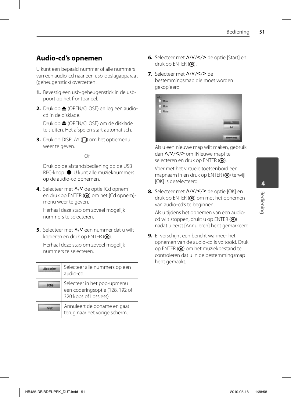 Audio-cd’s opnemen | Pioneer BCS-FS505 User Manual | Page 401 / 424