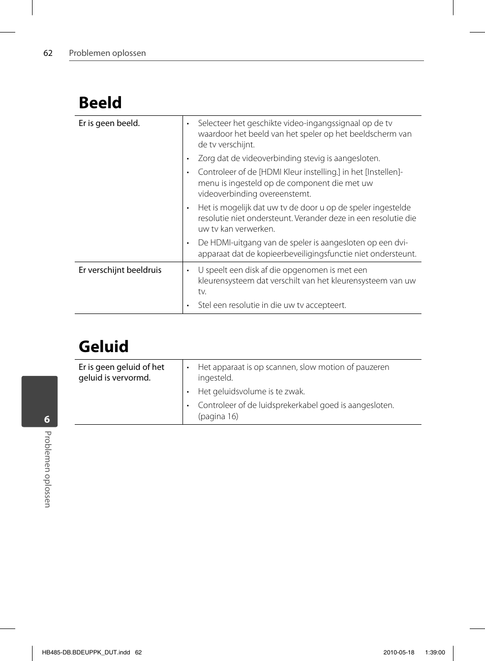 Beeld, Geluid | Pioneer BCS-FS505 User Manual | Page 412 / 424