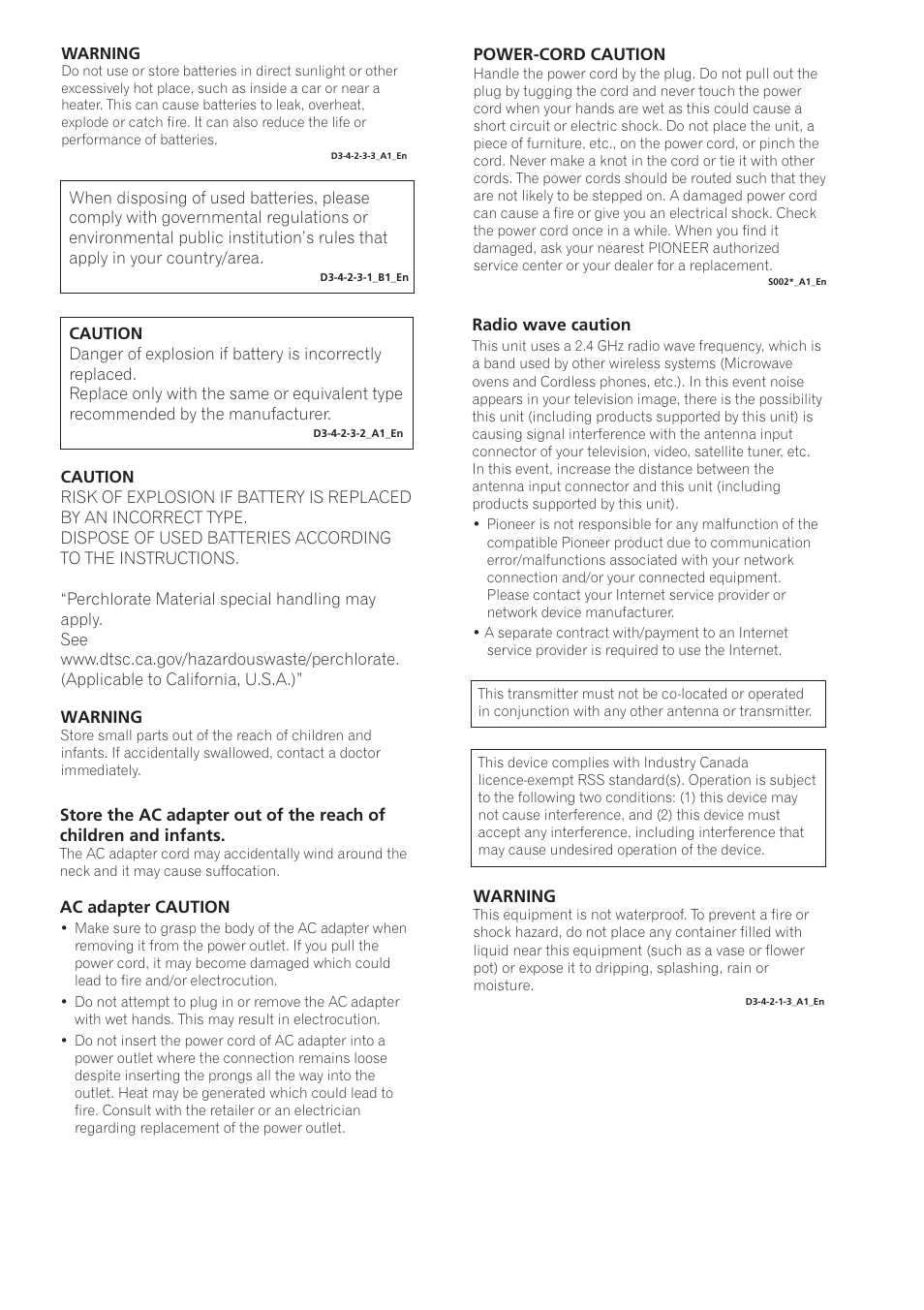 Pioneer XW-SMA3-W User Manual | Page 3 / 48