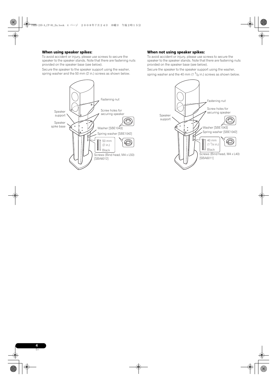 Pioneer CP-81B-K User Manual | Page 4 / 53