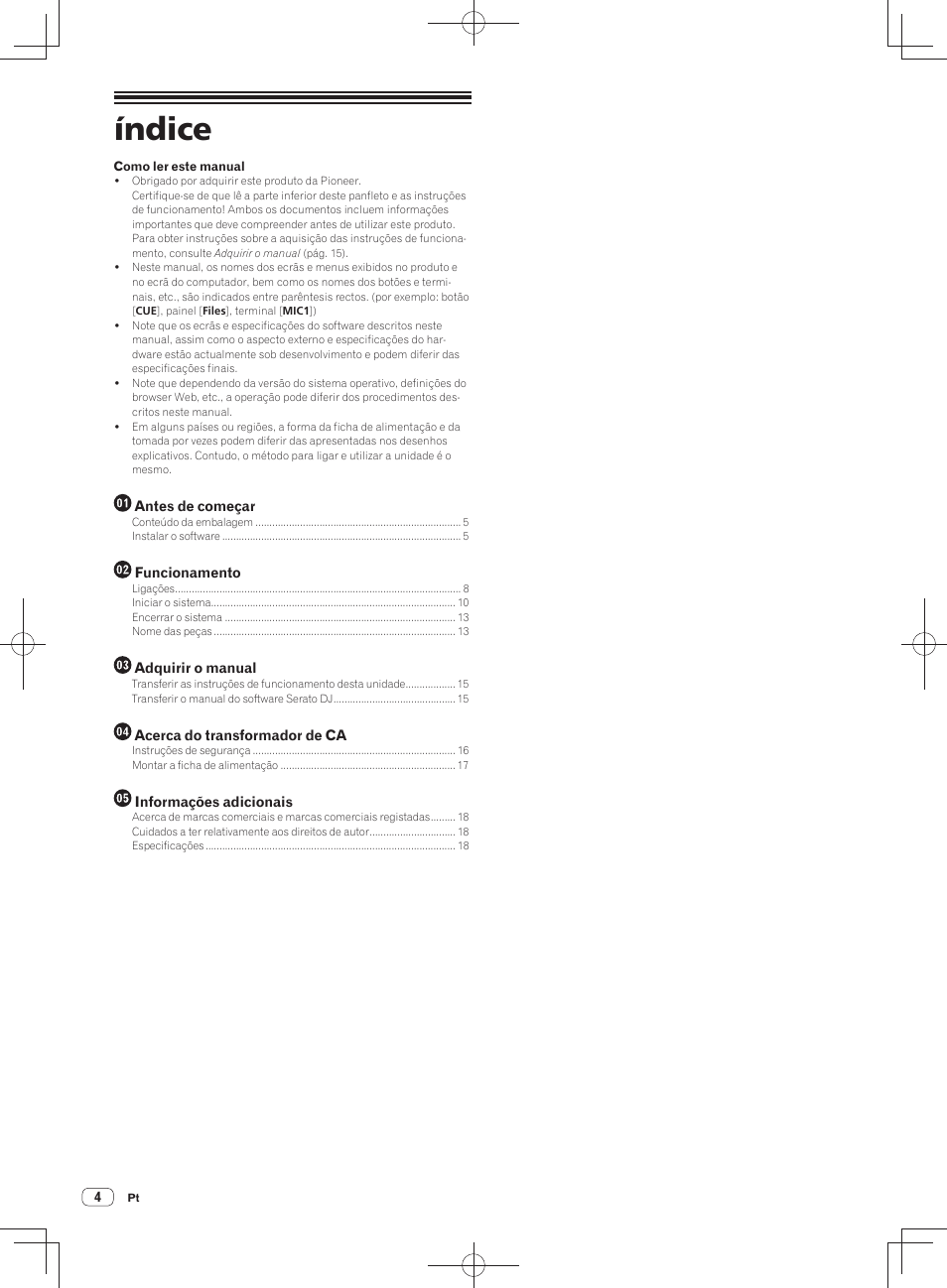 Controlador de dj, Índice | Pioneer DDJ-SX User Manual | Page 112 / 148