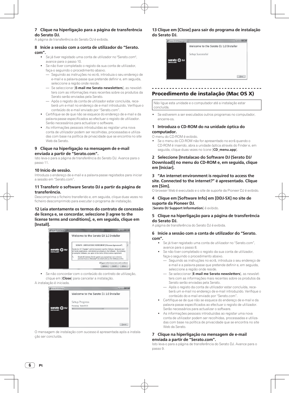 Procedimento de instalação (mac os x) | Pioneer DDJ-SX User Manual | Page 114 / 148