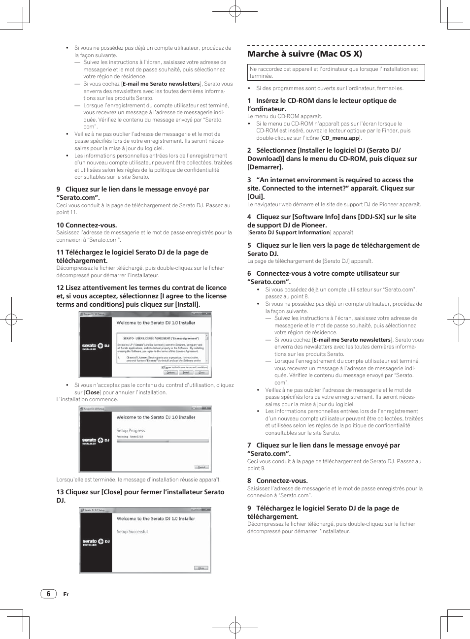 Marche à suivre (mac os x) | Pioneer DDJ-SX User Manual | Page 24 / 148