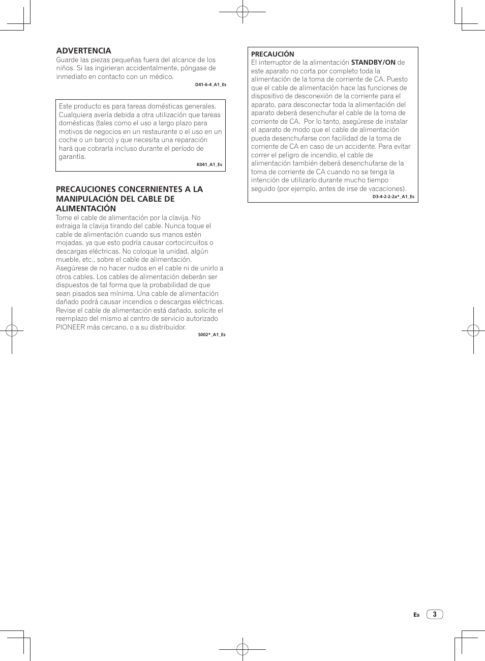Advertencia | Pioneer DDJ-SX User Manual | Page 93 / 148