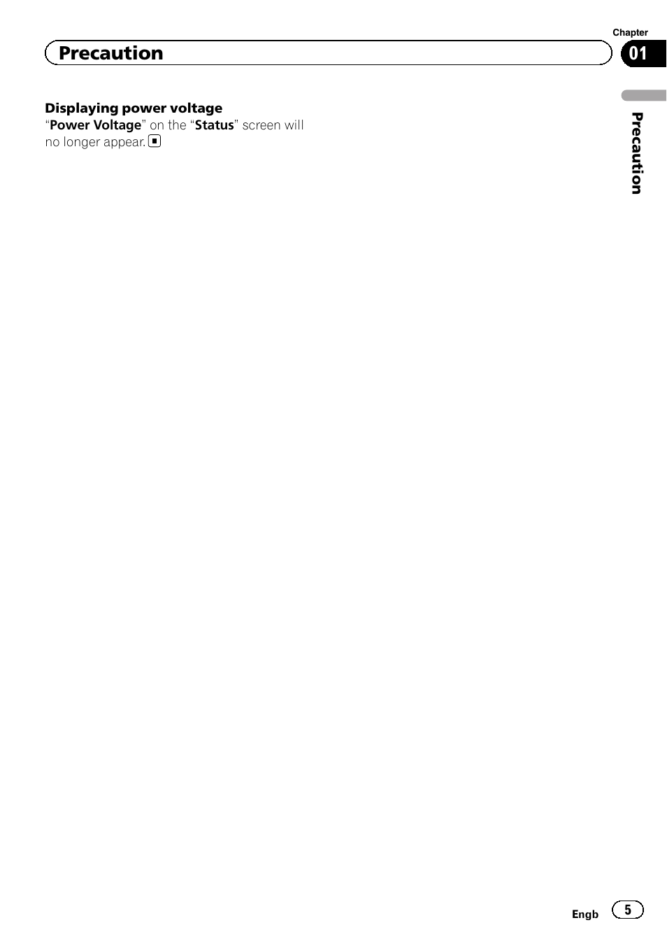 Precaution | Pioneer CNSD-110FM User Manual | Page 5 / 32