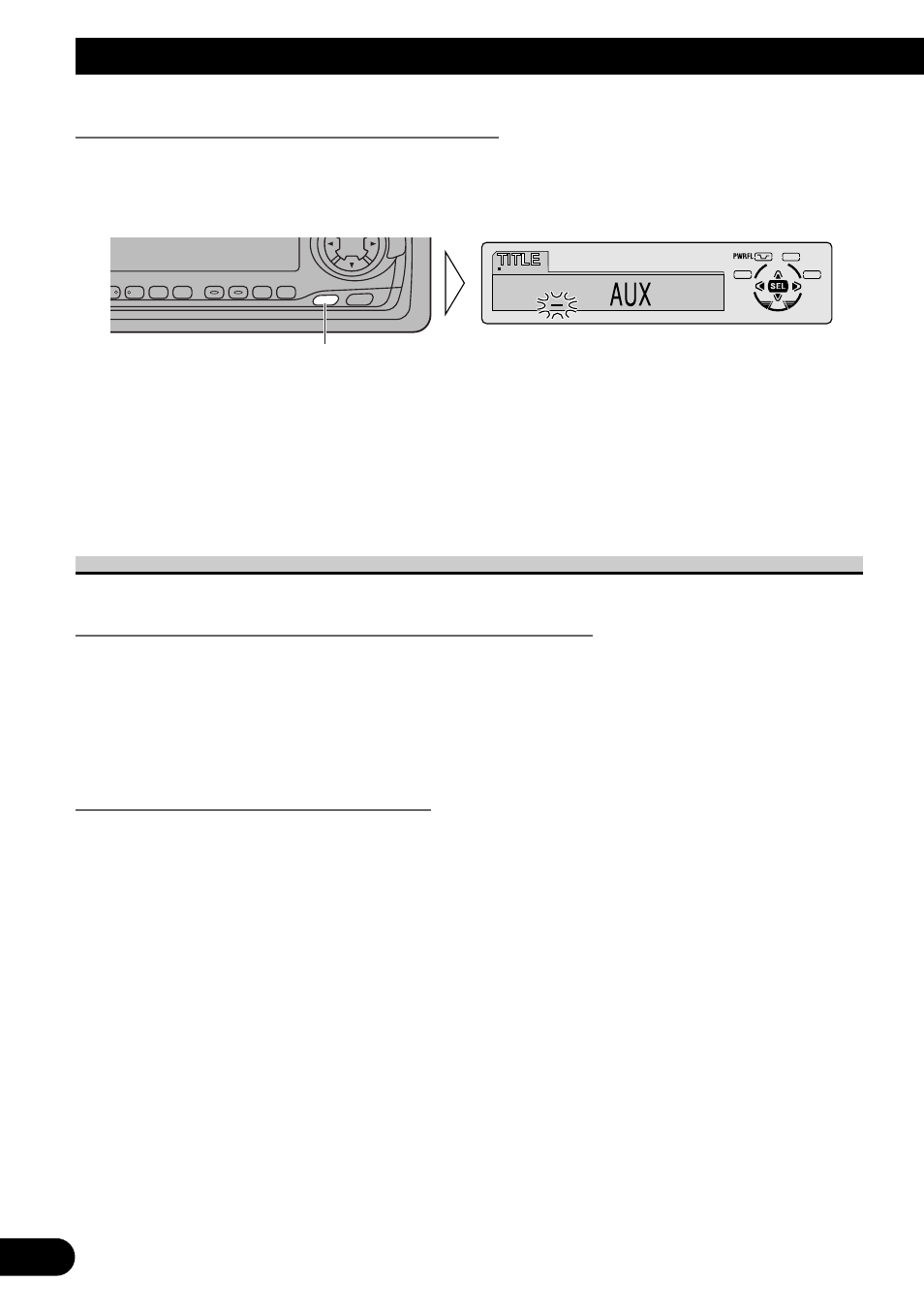 Ingreso de título para la fuente aux (title), Uso de la función de enmudecimiento, Función de enmudecimiento/atenuación del teléfono | Función de teléfono de manos libres, Otras funciones | Pioneer MEH-P7300R User Manual | Page 128 / 140