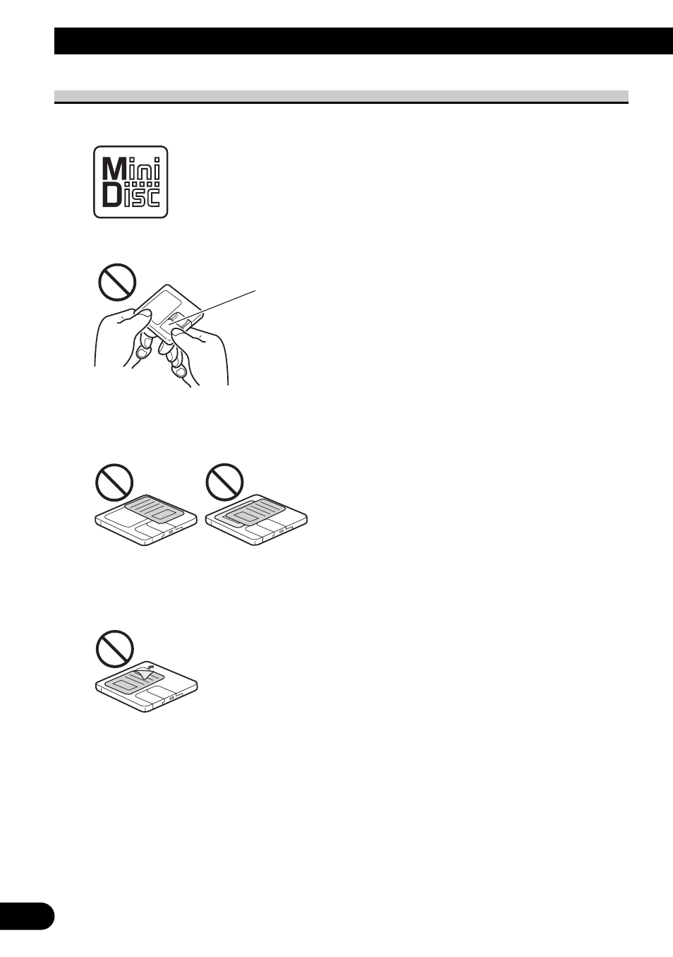 Reproductor de md y cuidados, Precaución | Pioneer MEH-P7300R User Manual | Page 134 / 140