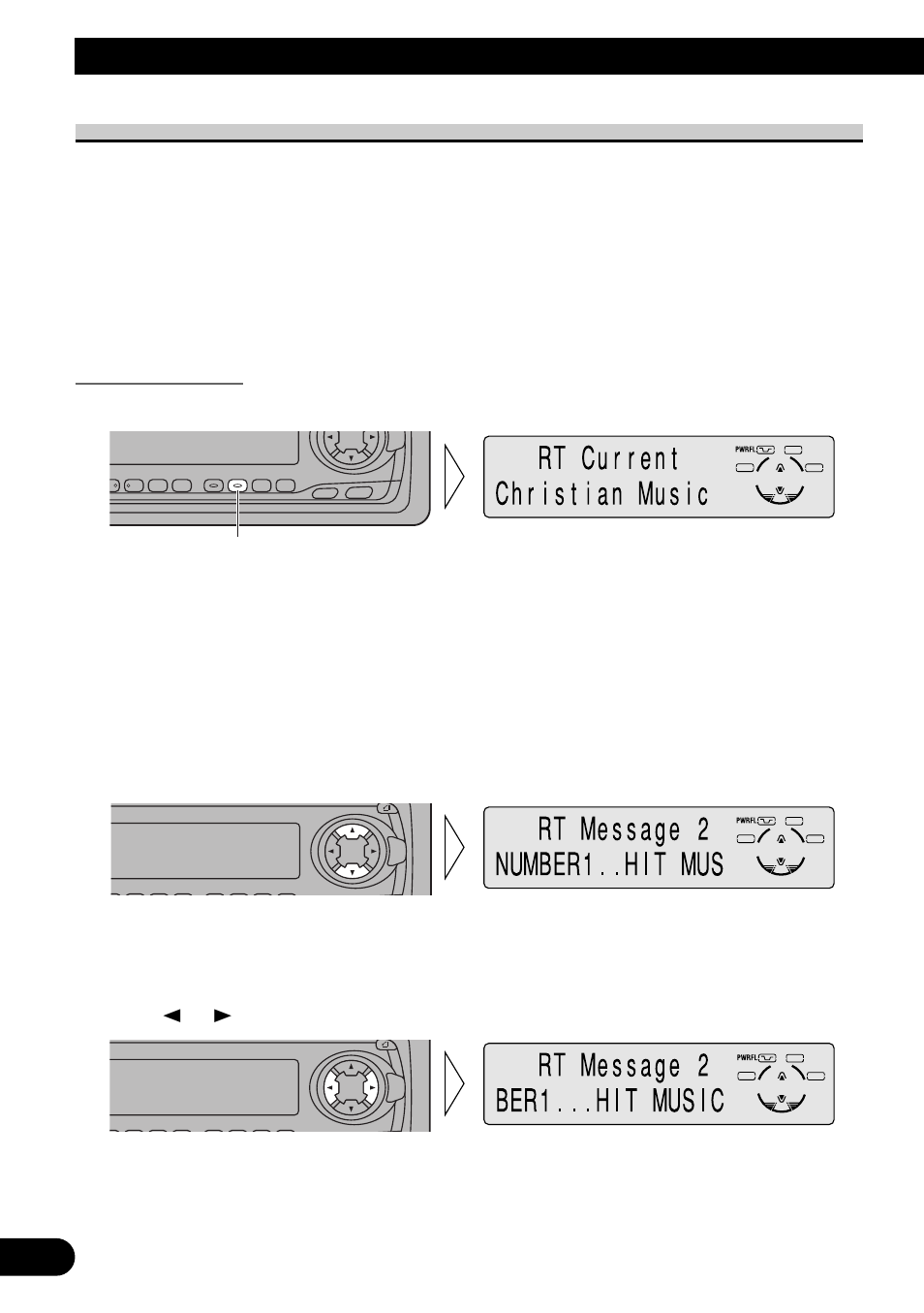 Radio text, Radio text display, Using rds functions | Pioneer MEH-P7300R User Manual | Page 30 / 140