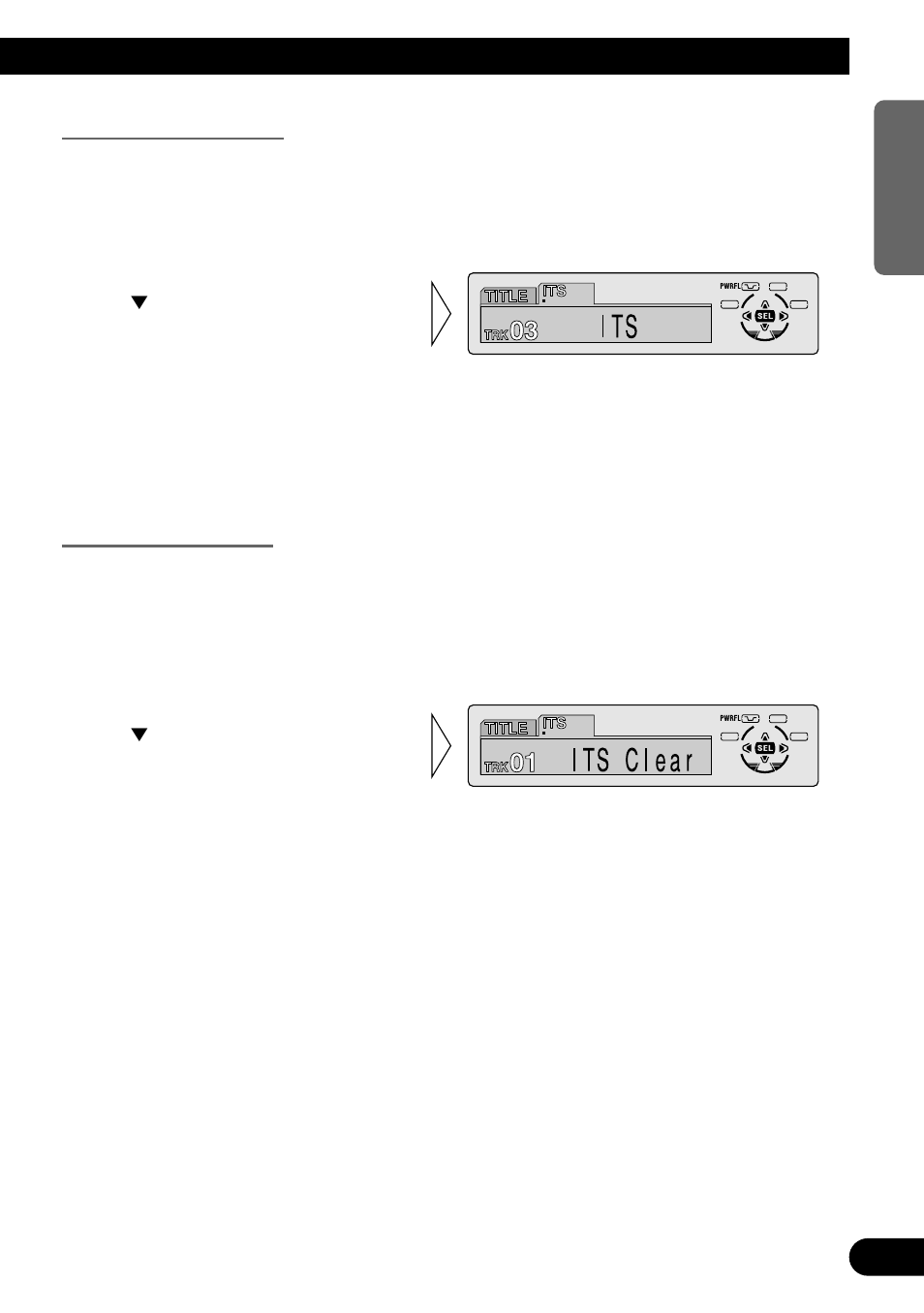 Erase a track program, Erase a disc program, A title (english) | Pioneer MEH-P7300R User Manual | Page 37 / 140