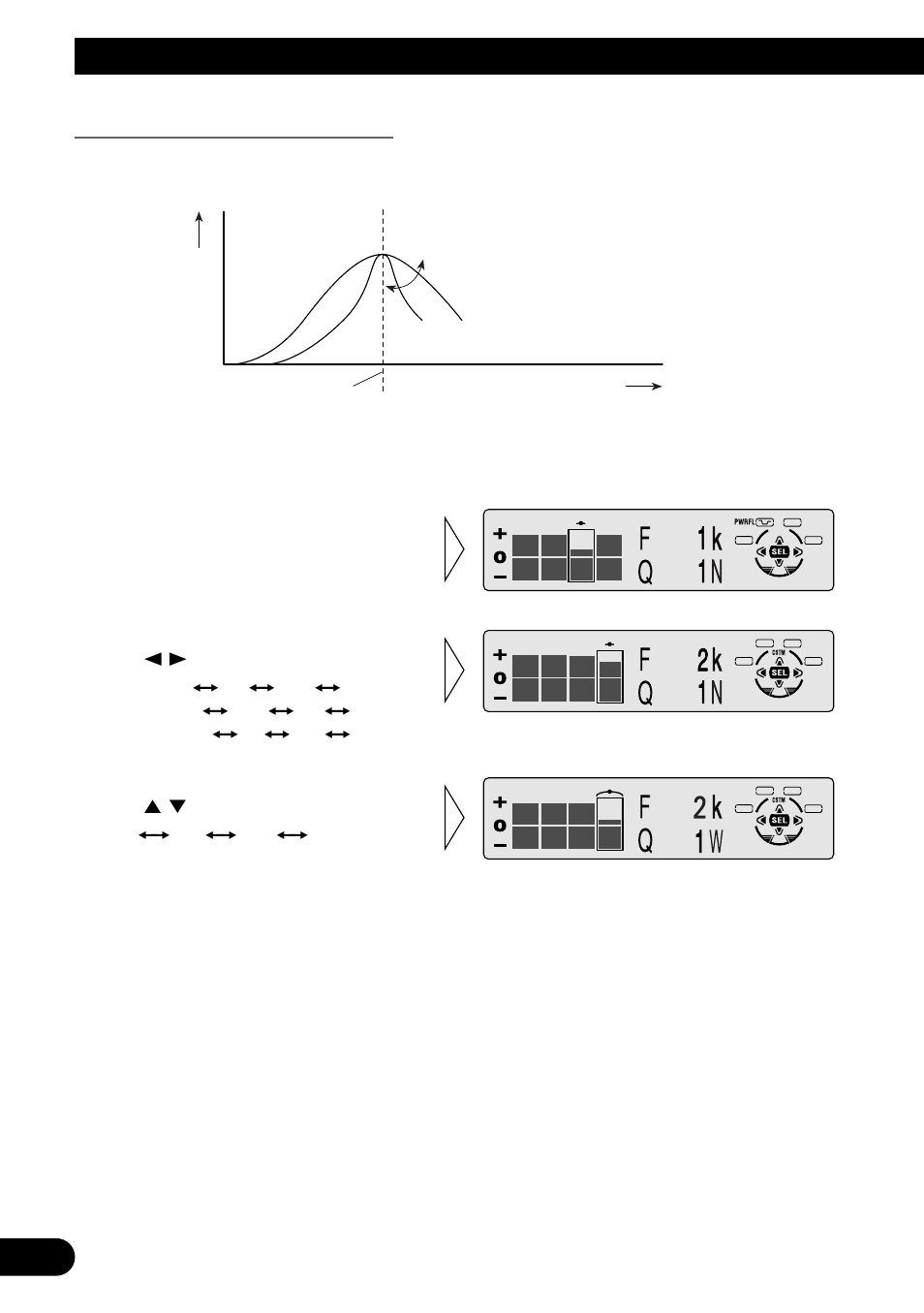 Equalizer curve fine adjustment, Audio adjustment | Pioneer MEH-P7300R User Manual | Page 46 / 140