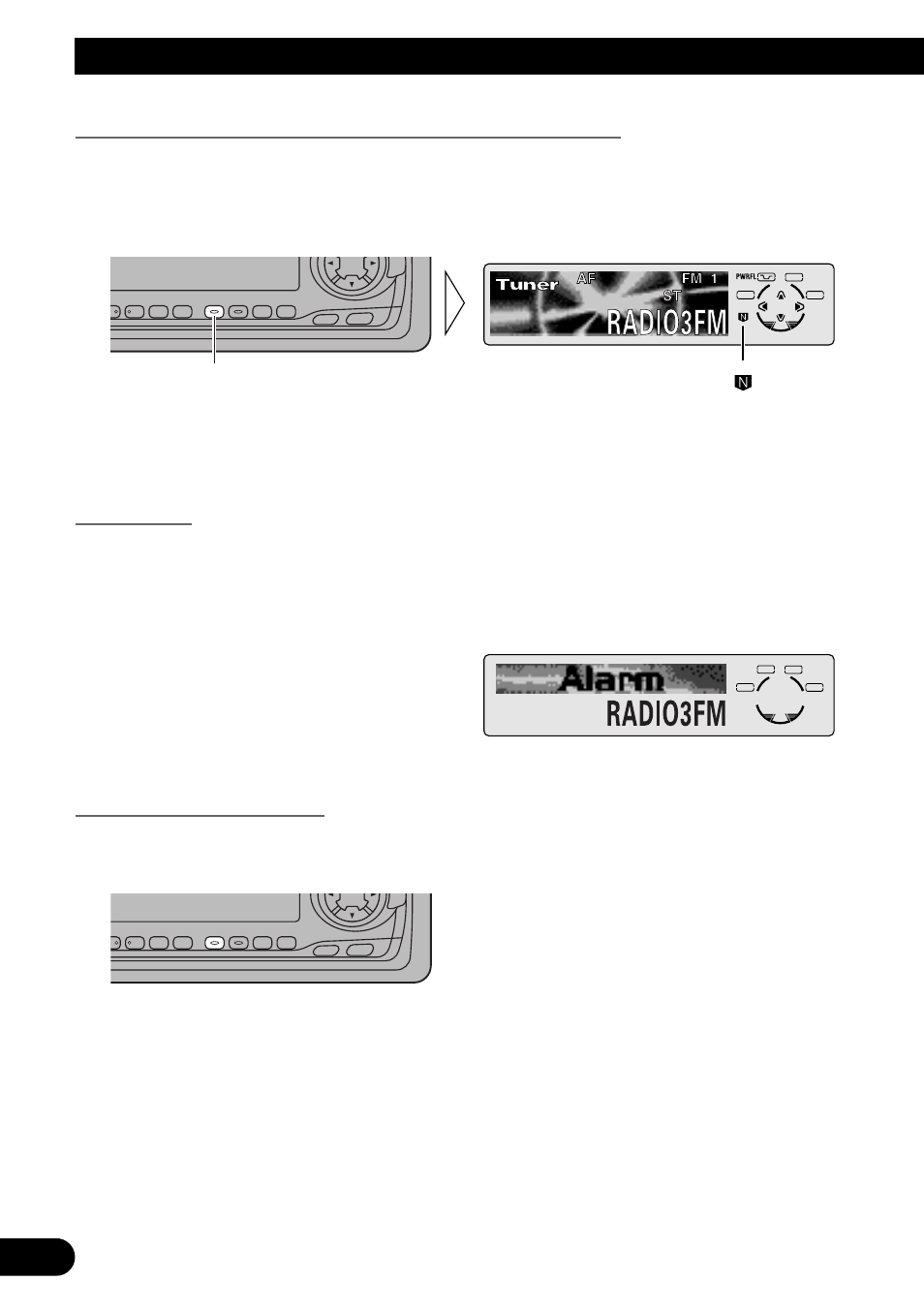 Alarma pty, Cancelación de anuncios, A title (english) | Uso de las funciones rds, Ajuste la interrupción a activado o desactivado, Nota, Sostenga durante 2 segundos | Pioneer MEH-P7300R User Manual | Page 96 / 140