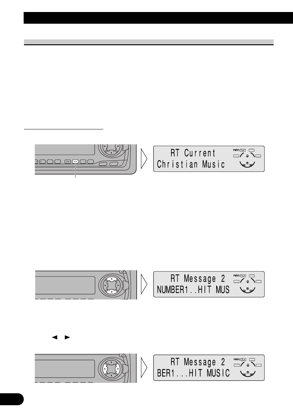 Radiotexto, Visualización de radiotexto, Uso de las funciones rds | Pioneer MEH-P7300R User Manual | Page 98 / 140