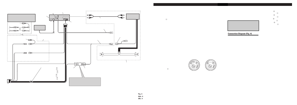 Connecting the units, English, Connection diagram (fig. 4) | Pioneer KEH-P5010R User Manual | Page 3 / 6