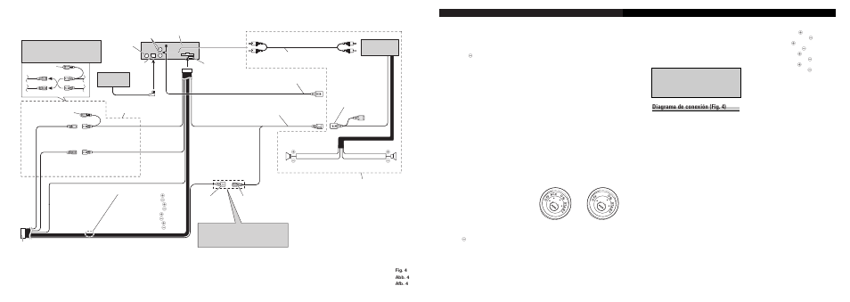 Conexión de las unidades <español, Diagrama de conexión (fig. 4) | Pioneer KEH-P5010R User Manual | Page 4 / 6