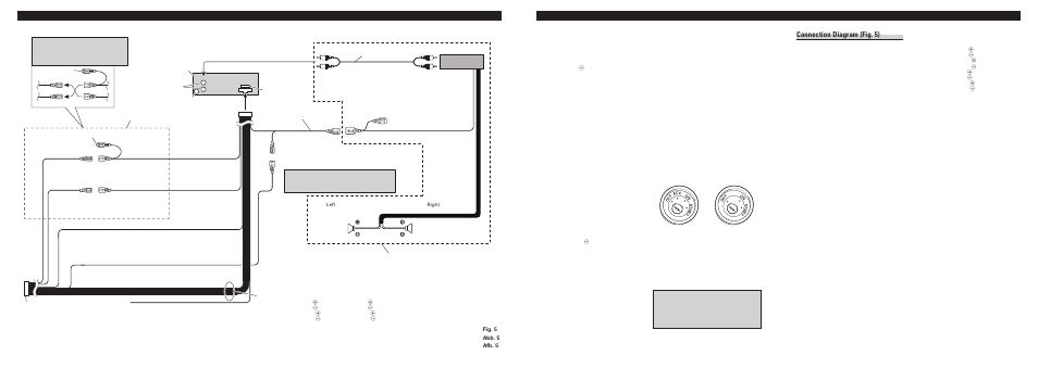 Connecting the units, Connecting the units <english, Connection diagram (fig. 5) | Pioneer DEH-1400R User Manual | Page 3 / 6