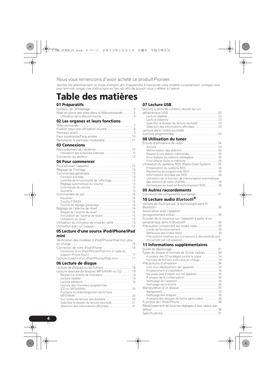 Pioneer X-SMC00 User Manual | Page 40 / 256