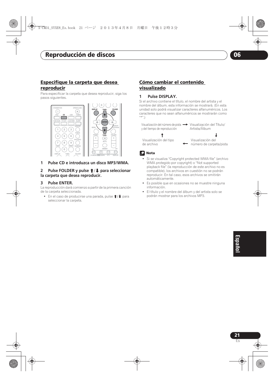 Pioneer X-CM31-W User Manual | Page 181 / 228