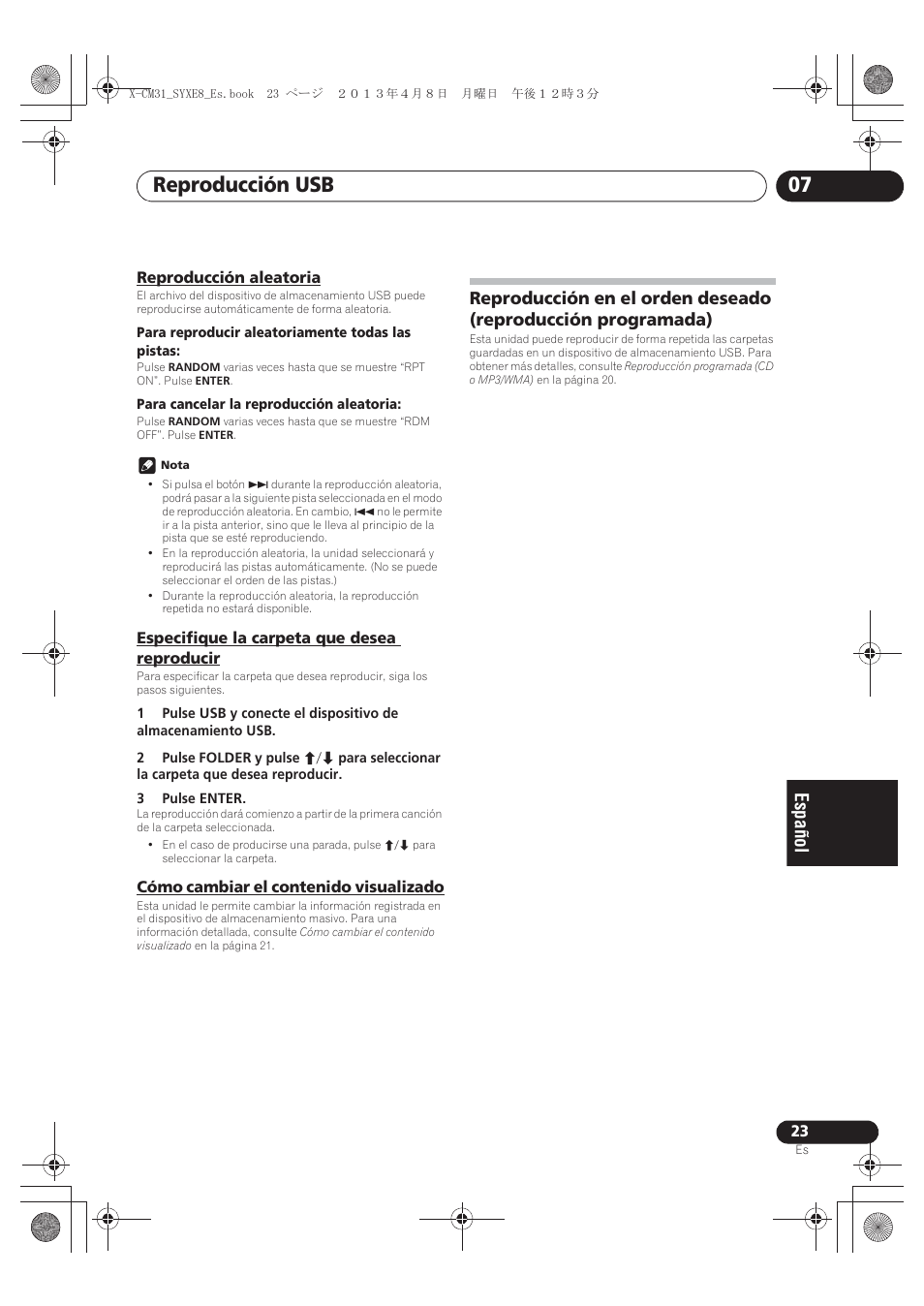 Pioneer X-CM31-W User Manual | Page 183 / 228