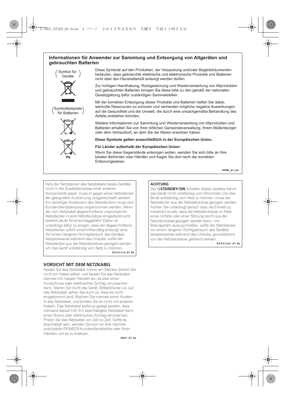 Pioneer X-CM31-W User Manual | Page 67 / 228