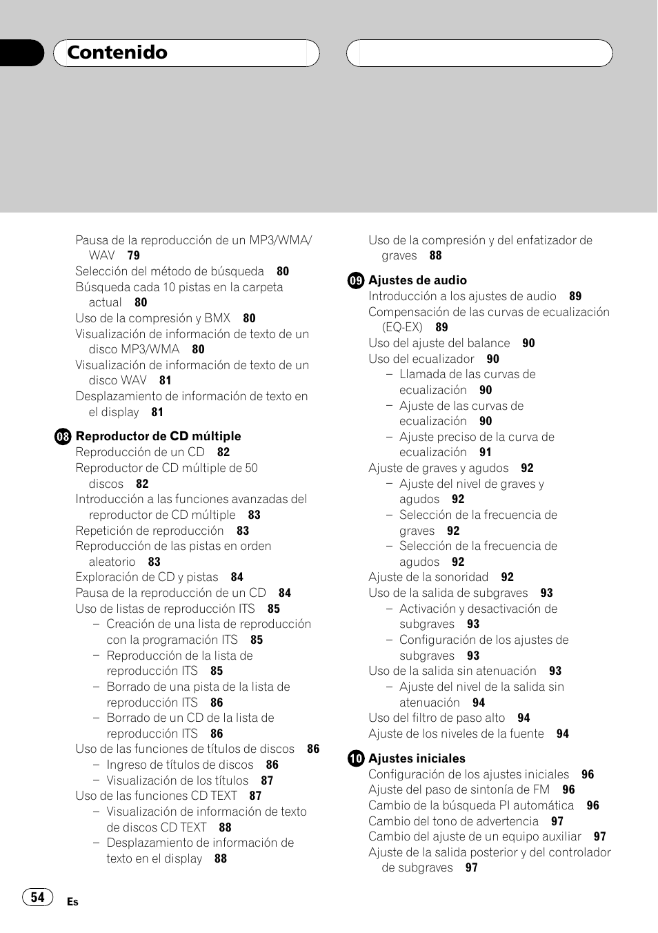 Pioneer DEH-P5800MP User Manual | Page 54 / 110