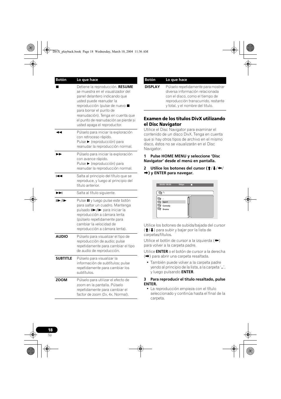 Pioneer DV-575A-K User Manual | Page 18 / 24