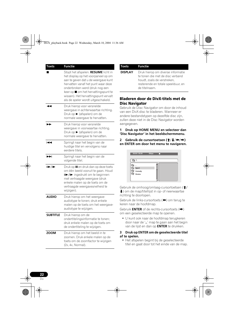 Pioneer DV-575A-K User Manual | Page 22 / 24