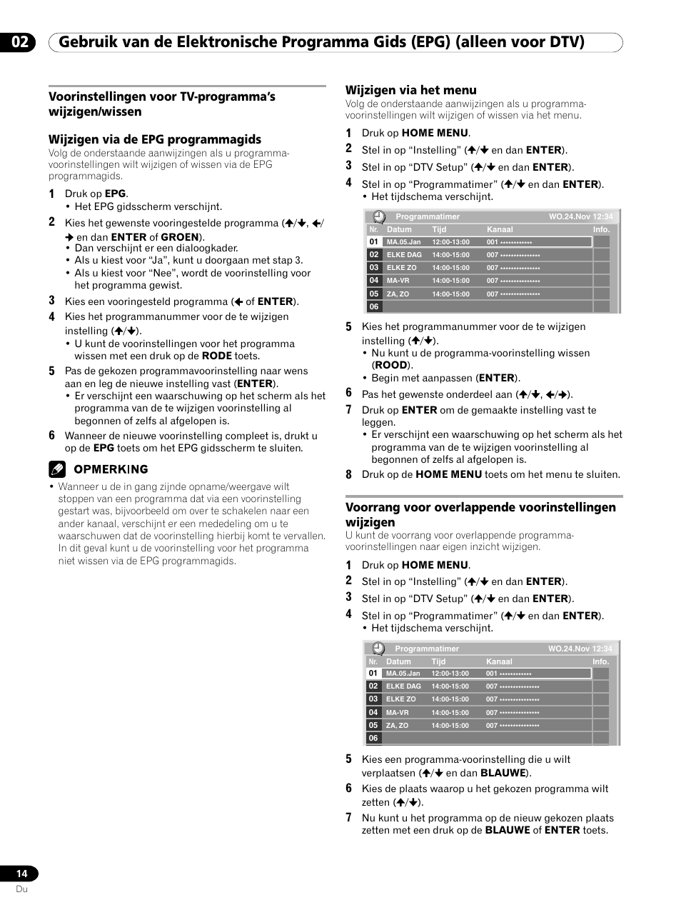 Wijzigen via het menu | Pioneer PDP-435XDE User Manual | Page 70 / 100