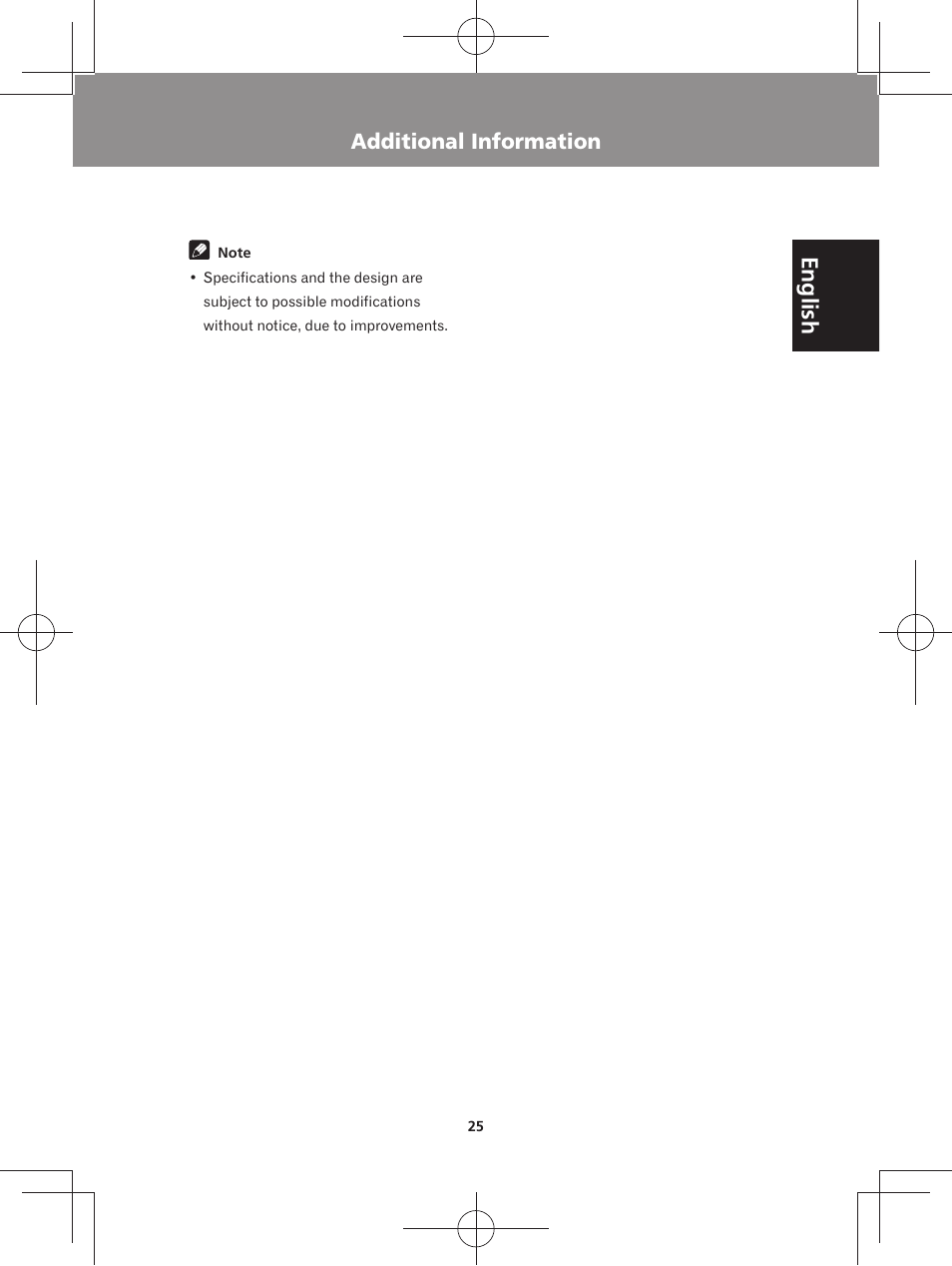 English, Additional information | Pioneer XW-BTS3-W User Manual | Page 25 / 72