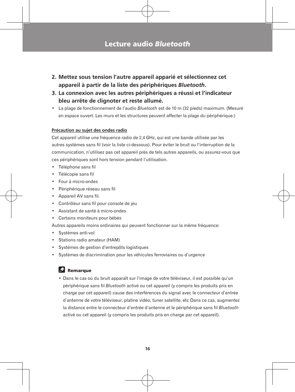 Lecture audio bluetooth | Pioneer XW-BTS3-W User Manual | Page 40 / 72