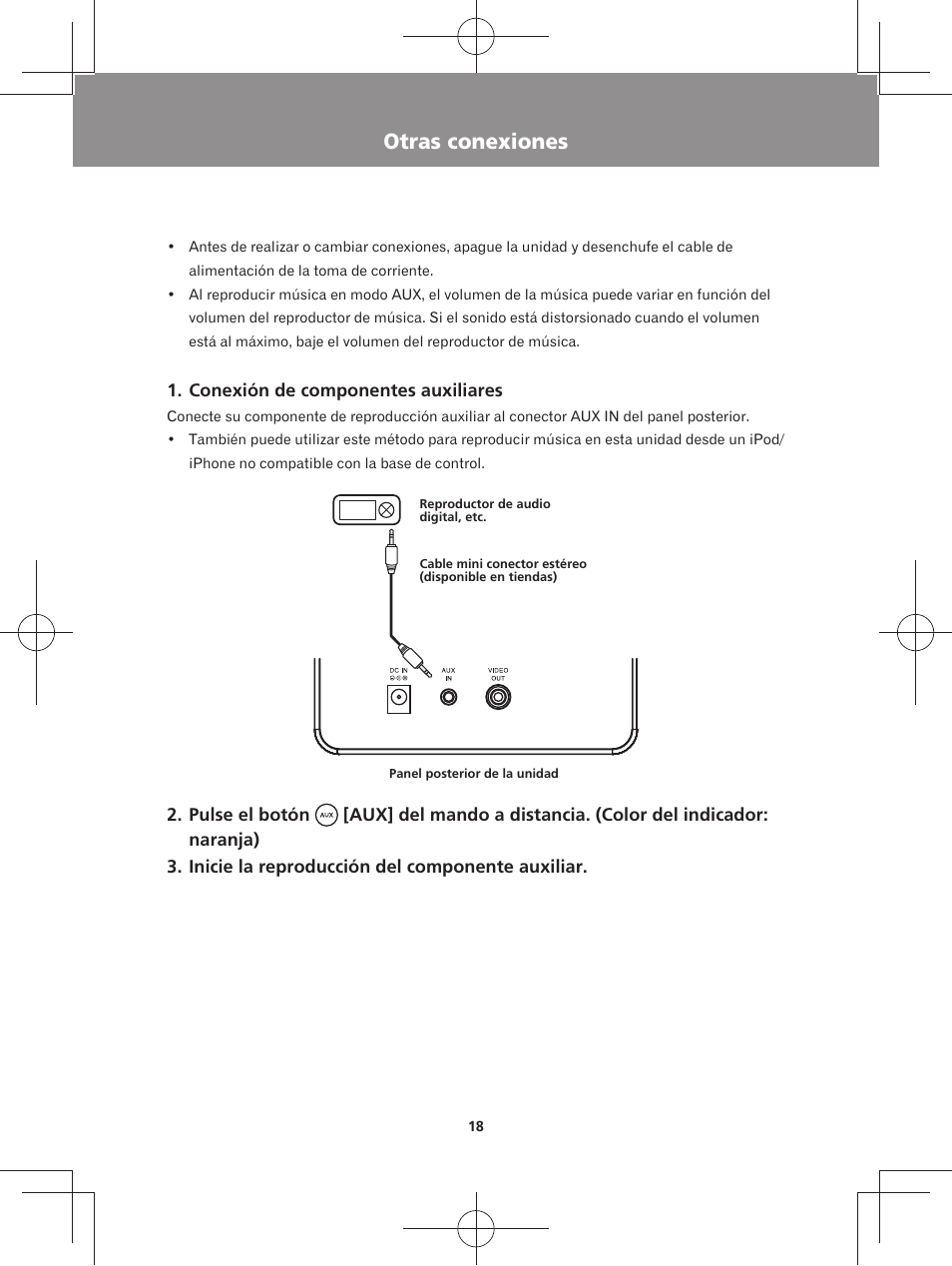 Otras conexiones | Pioneer XW-BTS3-W User Manual | Page 64 / 72