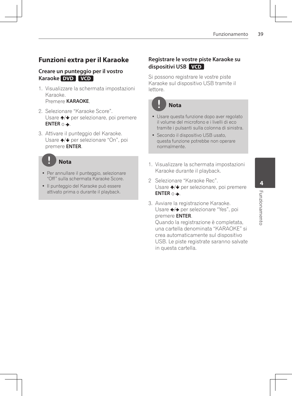 Funzioni extra per il karaoke | Pioneer DCS-424K User Manual | Page 177 / 280