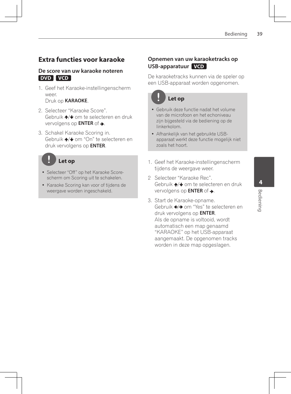 Extra functies voor karaoke | Pioneer DCS-424K User Manual | Page 223 / 280