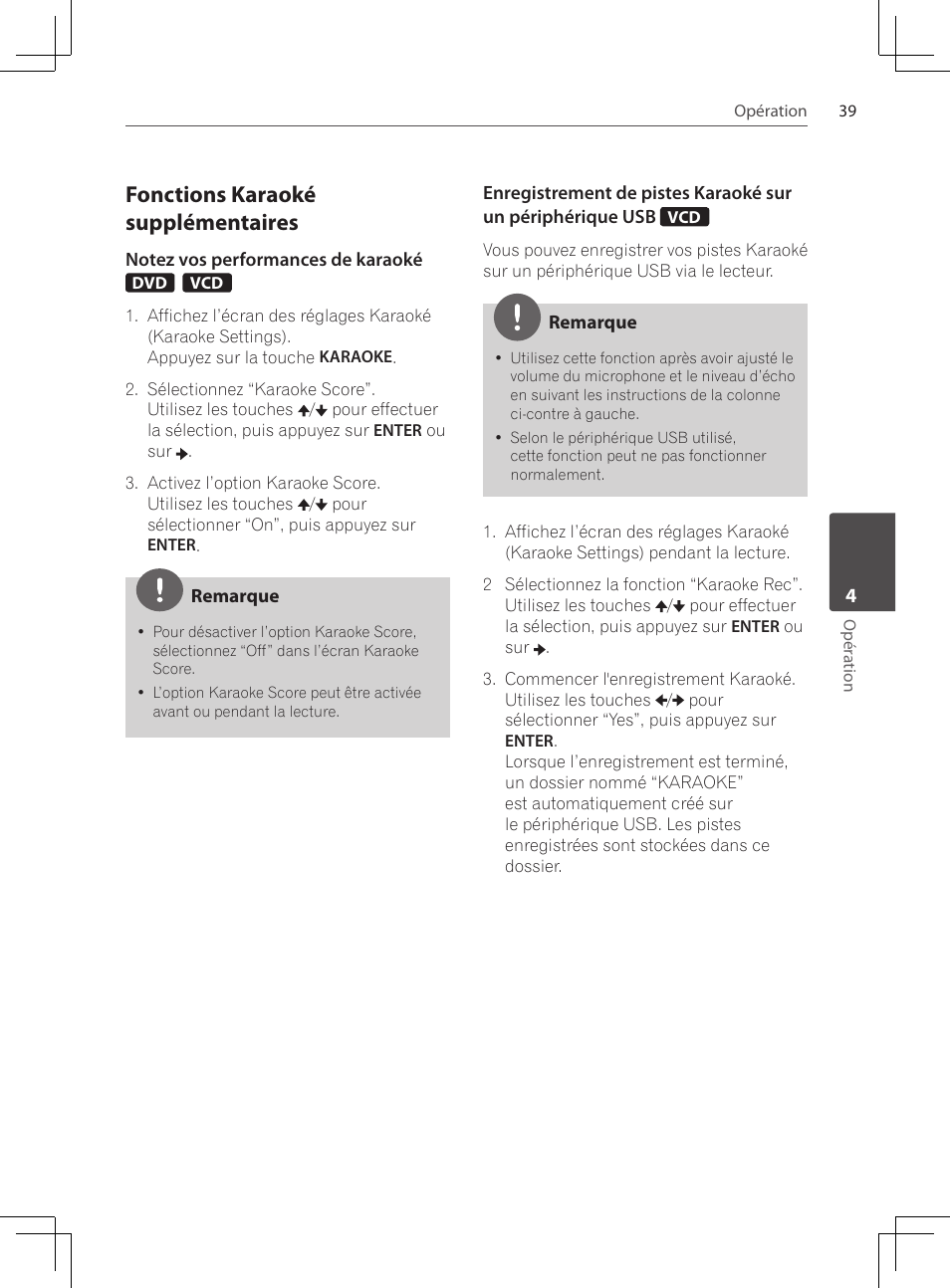 Fonctions karaoké supplémentaires | Pioneer DCS-424K User Manual | Page 85 / 280