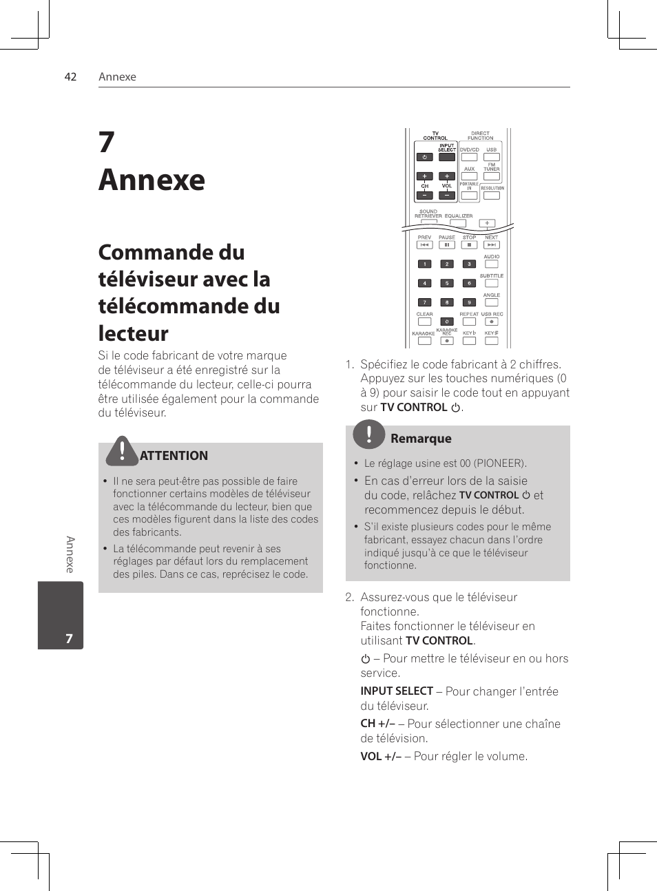 7annexe | Pioneer DCS-424K User Manual | Page 88 / 280
