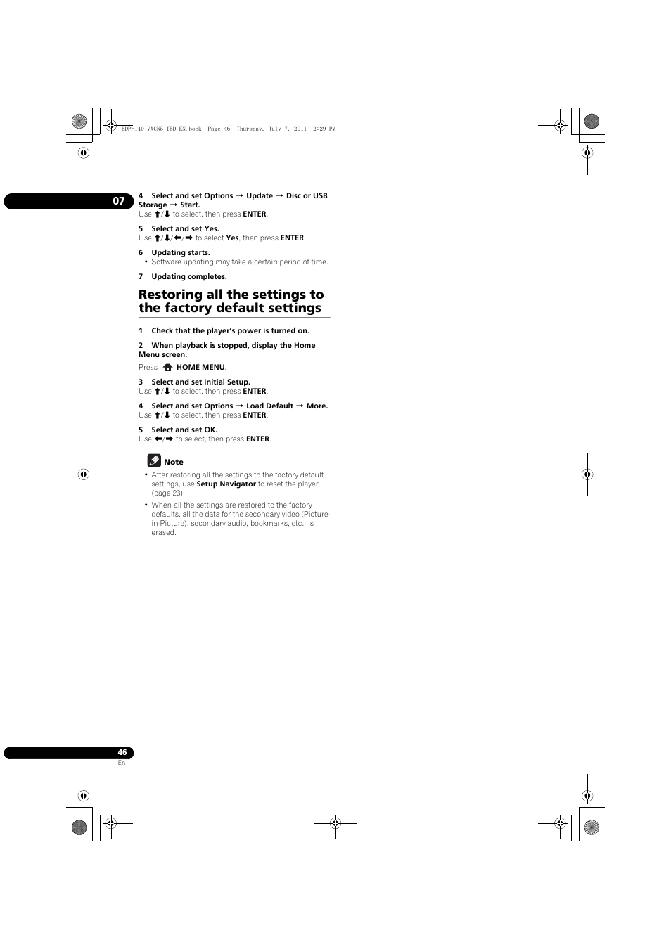 Pioneer BDP-440 User Manual | Page 46 / 64