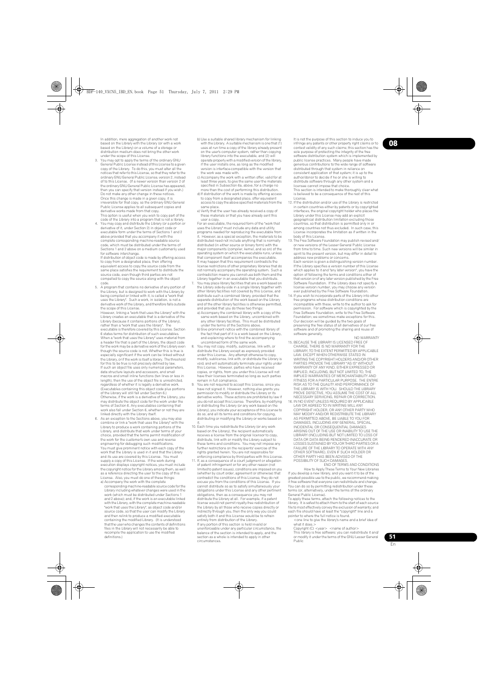 Pioneer BDP-440 User Manual | Page 51 / 64