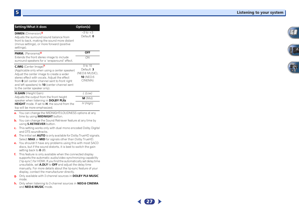 Pioneer VSX-422-S User Manual | Page 27 / 36