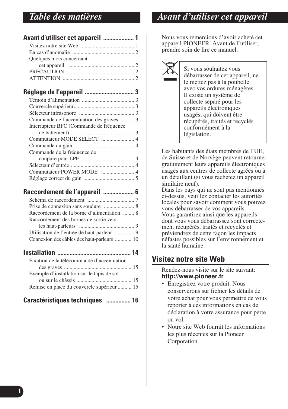 Pioneer PRS-D1200M User Manual | Page 50 / 114