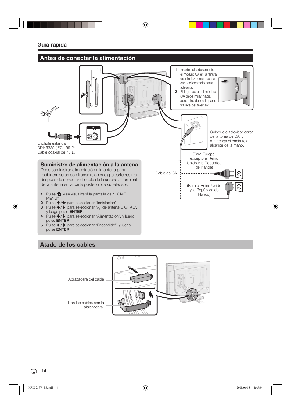 Guía rápida suministro de alimentación a la antena | Pioneer KRL-32V User Manual | Page 257 / 340