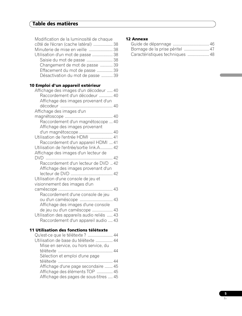 Pioneer PDP-506FDE User Manual | Page 51 / 141