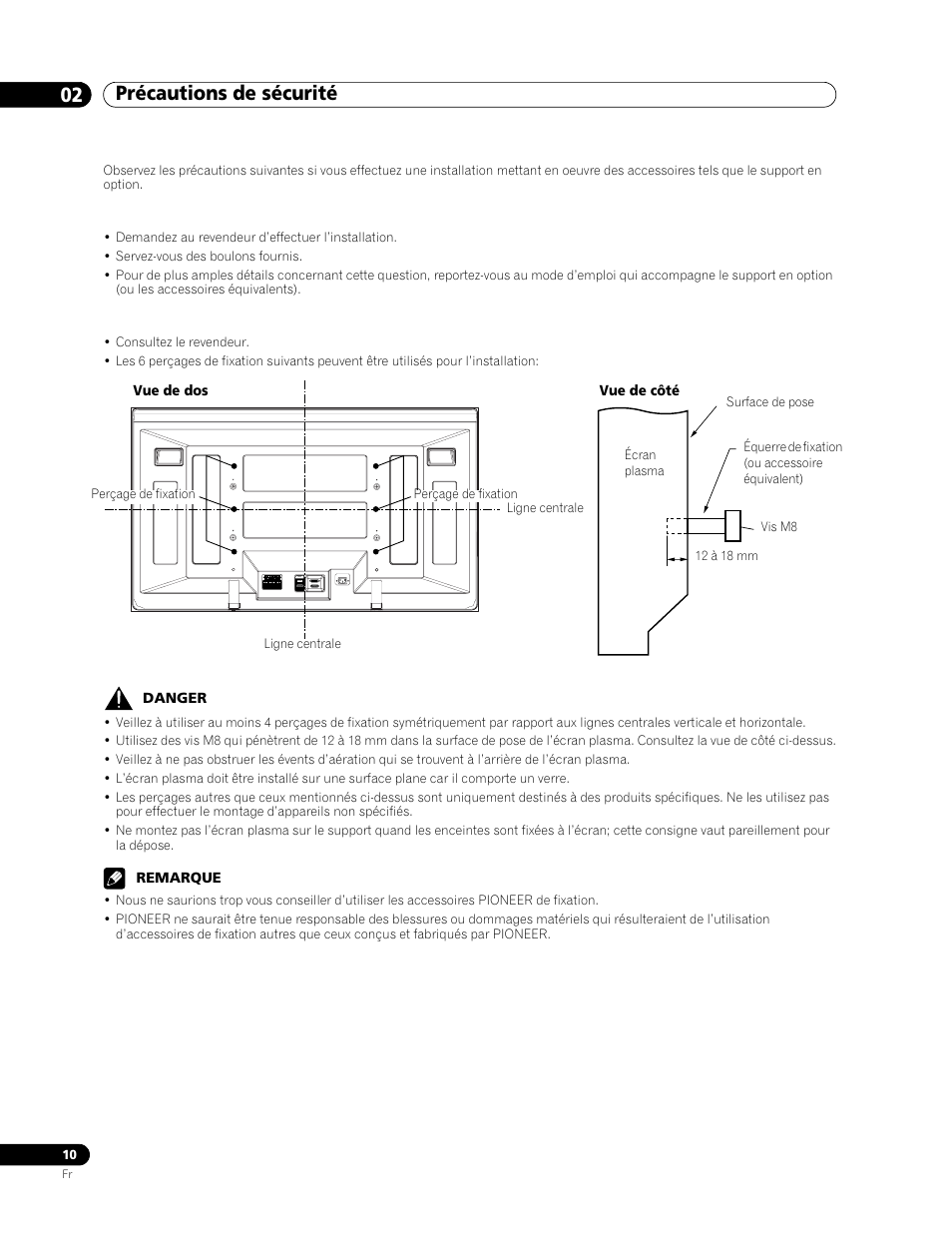 Précautions de sécurité 02 | Pioneer PDP-506FDE User Manual | Page 56 / 141