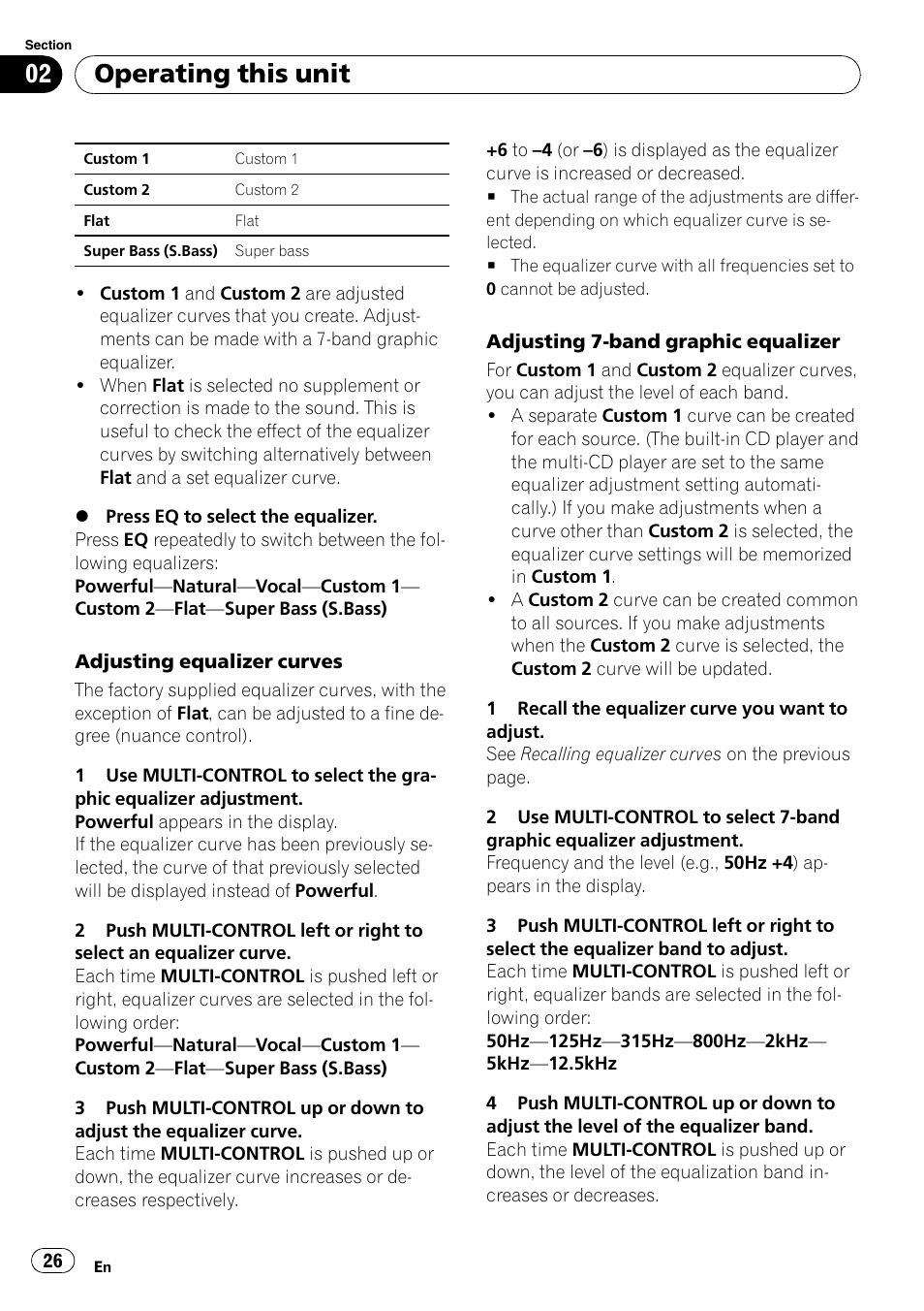 Operating this unit | Pioneer DEH-P6900IB User Manual | Page 26 / 126