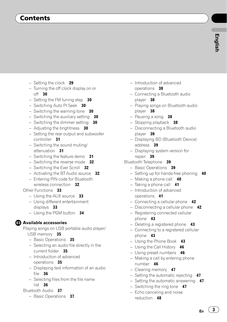 Pioneer DEH-P6900IB User Manual | Page 3 / 126