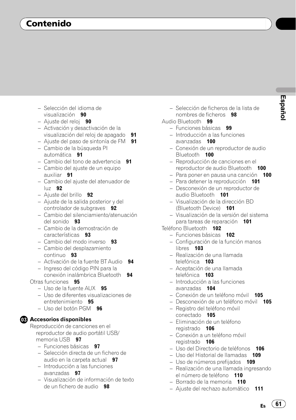 Pioneer DEH-P6900IB User Manual | Page 61 / 126